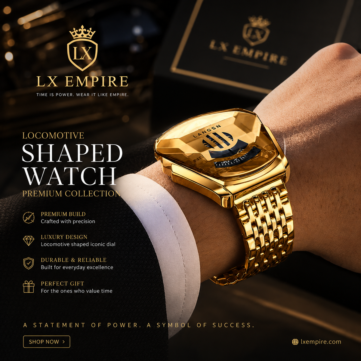⌚🔥 Stylish Personalized Men’s Wrist Watch
