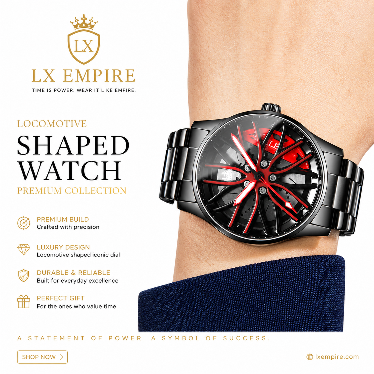 🏆⌚ Best-Selling Men's Rotating Wheel Watch🏆🔥
