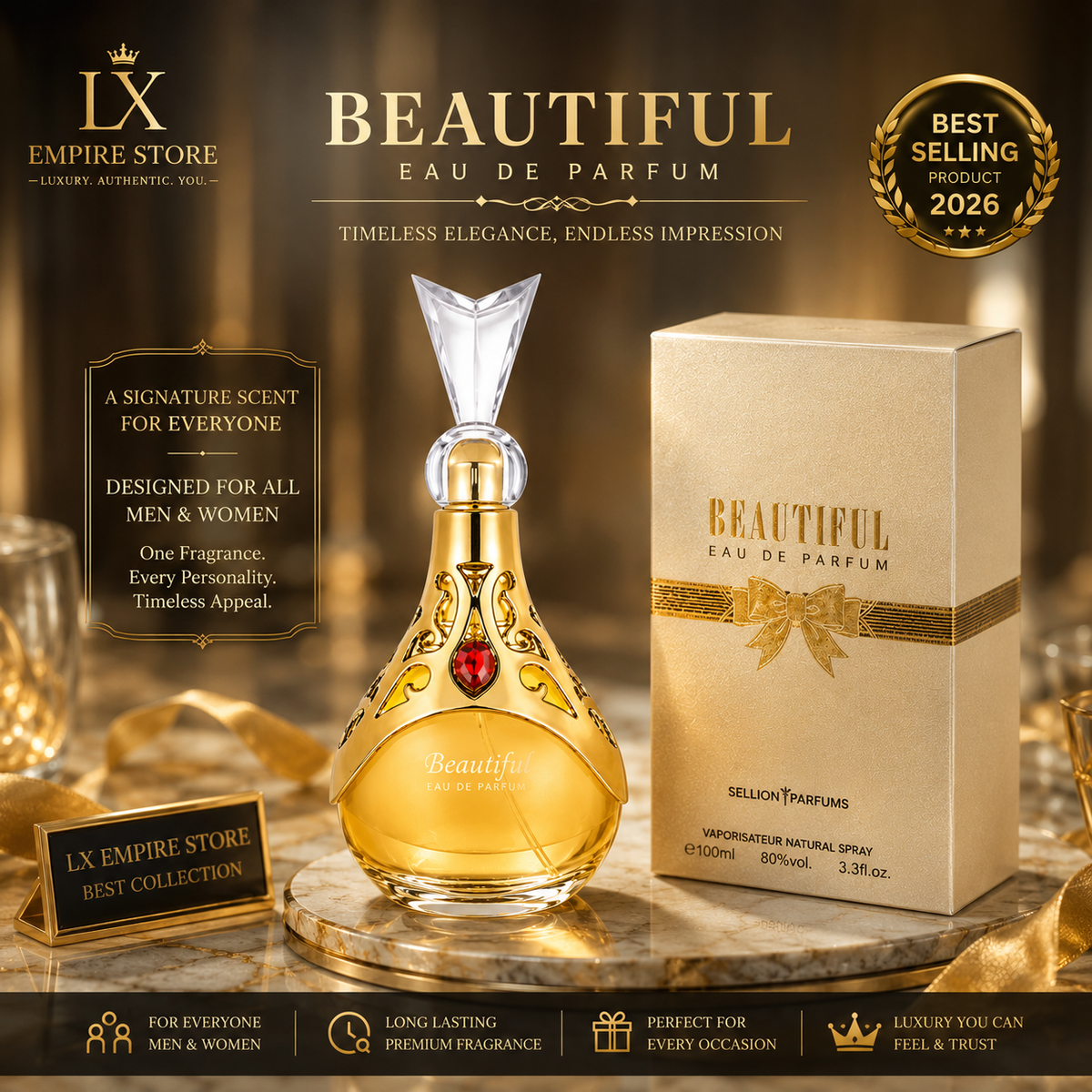 👑 Gold Queen Eau De Parfum 🌸💎